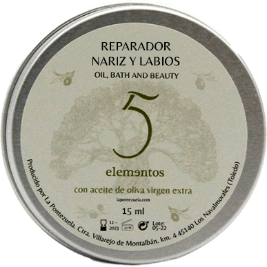 Cosmética y Jabones - 5 Elementos Regenerador Nariz y Labios - Finca La Pontezuela